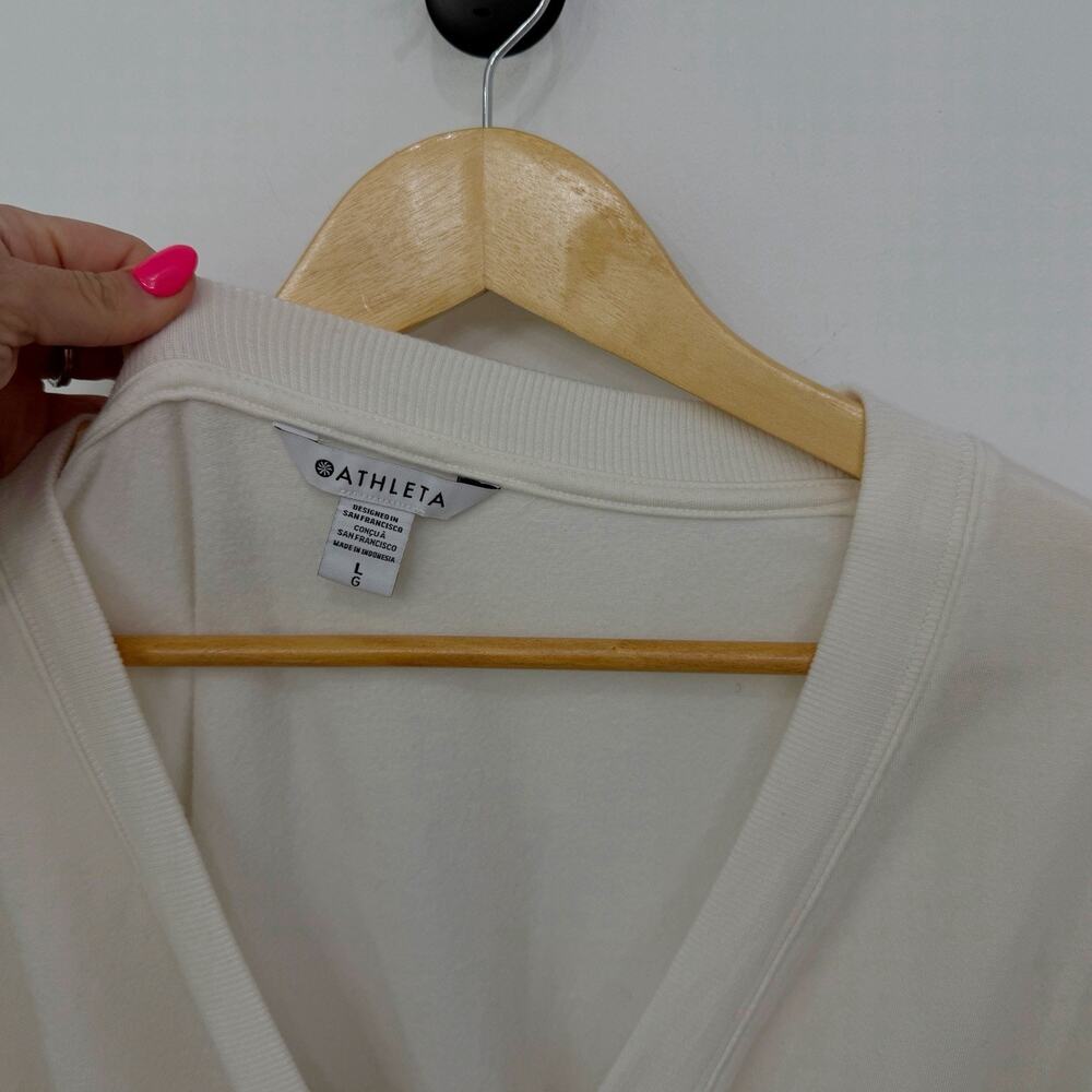Women’s Athleta Recharge Sweatshirt Size Large L - Picture 3 of 6